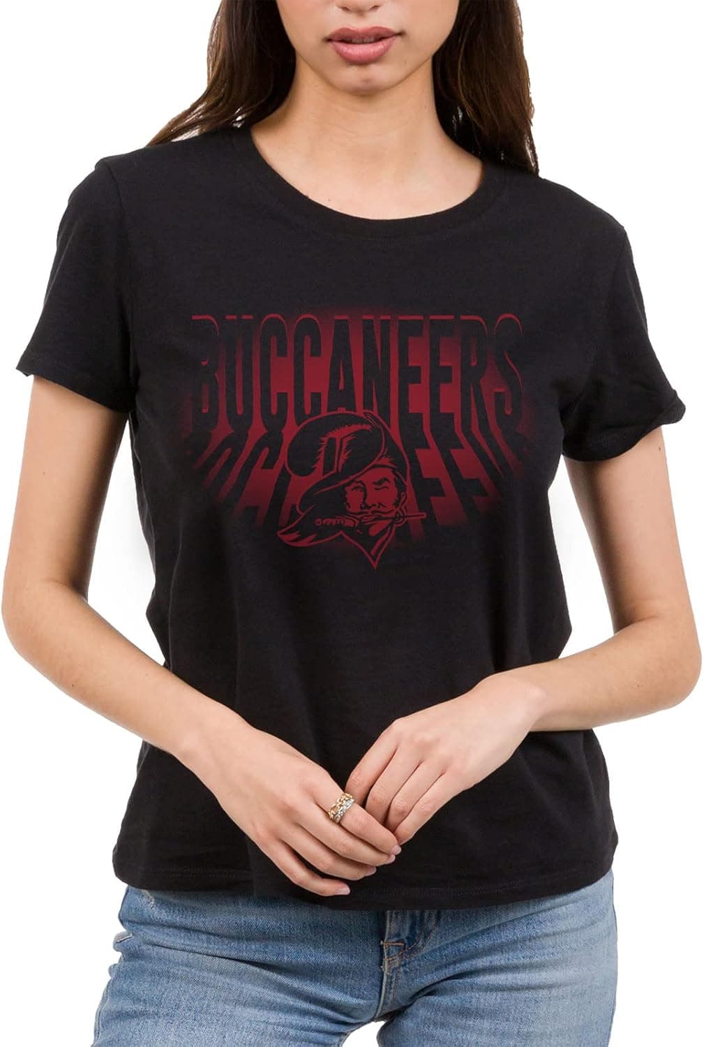 Cheer on the Bucs in this Stylish NFL Fan Tee
