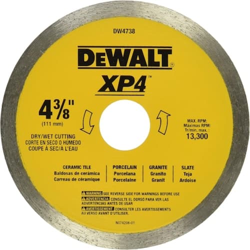 Save 40% on DeWalt's Heavy-Duty Wet/Dry Tile Saw Blade