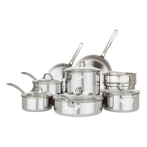 Save 77% on a 13-Piece Viking Stainless Cookware Set