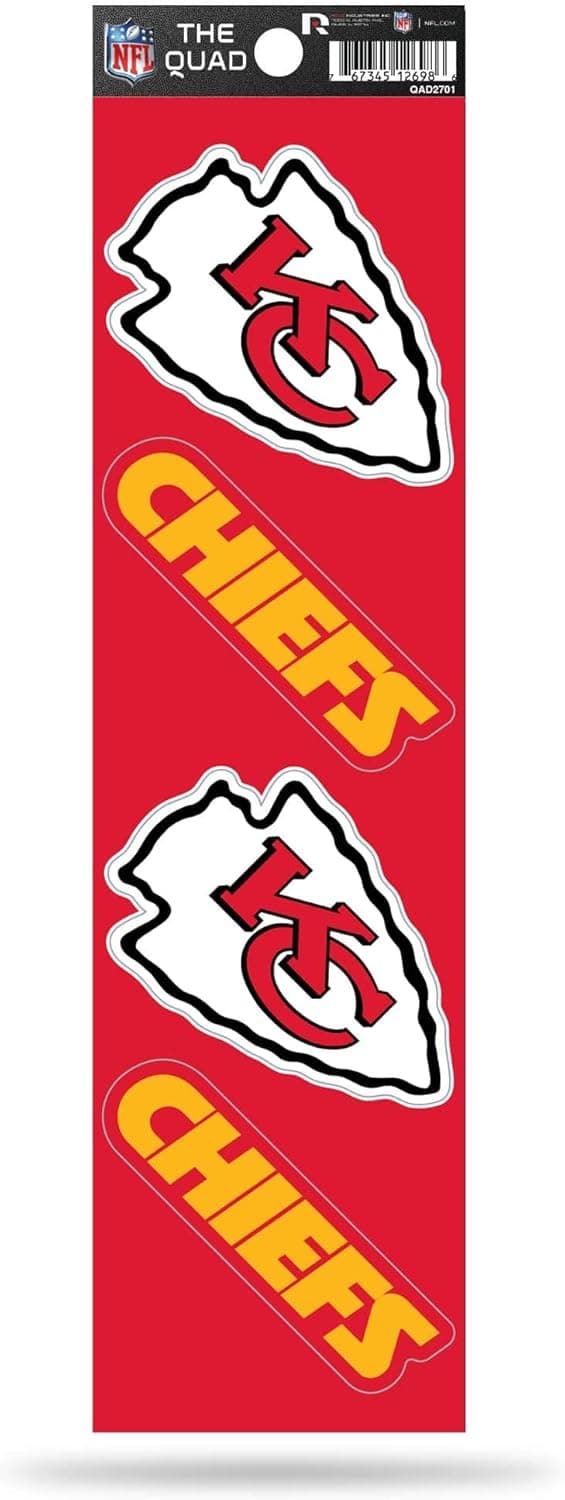 Rico Industries NFL Kansas City Chiefs Sticker Sheet - 45% Off