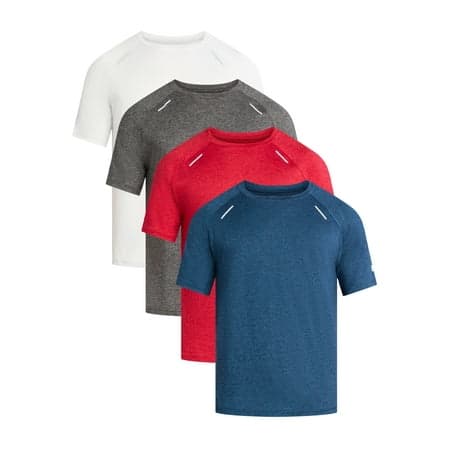 Russell Athletic Men's Runner Tech Tee, 4-Pack, Sizes S-2XL