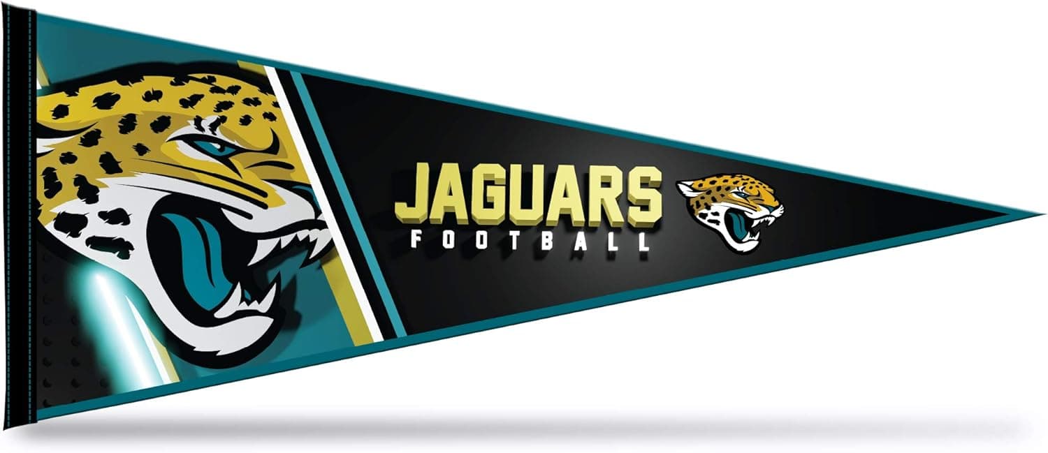 Elevate Your Game Day with the Rico Industries NFL Jaguars Felt Pennant