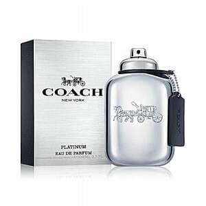 3.3oz. Coach New York Platinum Cologne Eau De Parfum $40 + Free S/H