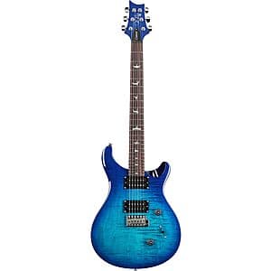 PRS SE Custom 24 Quilt Electric Guitar - Lake Blue or Blue Matteo