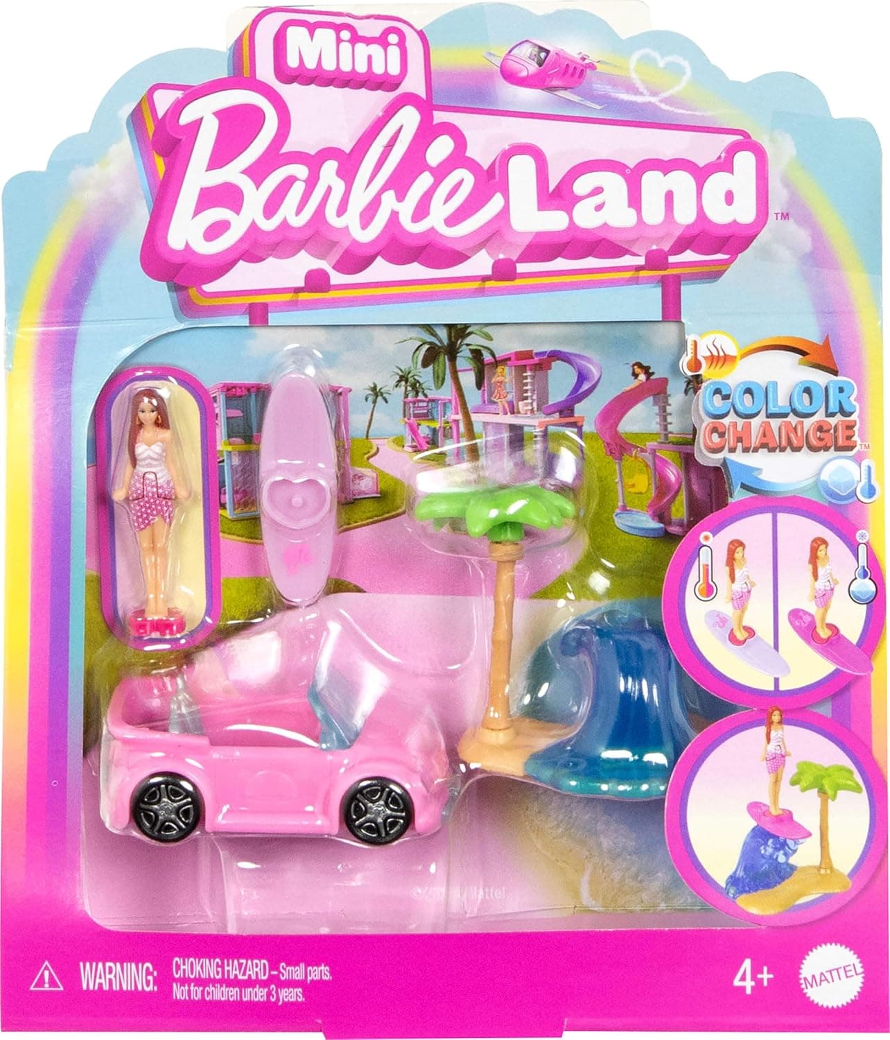 Barbie Mini BarbieLand Doll & Toy Vehicle Set