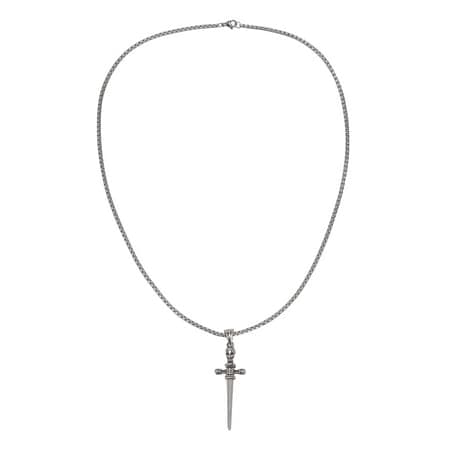 Timeless Stainless Steel Cross Necklace for Men by Brilliance