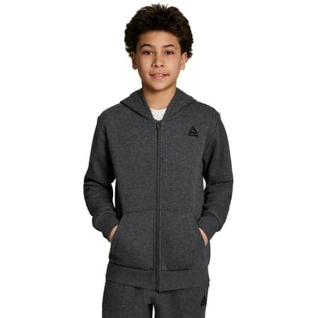 Reebok Boy's Game Day Performance Full-Zip Fleece Hoodie, Sizes 4-18