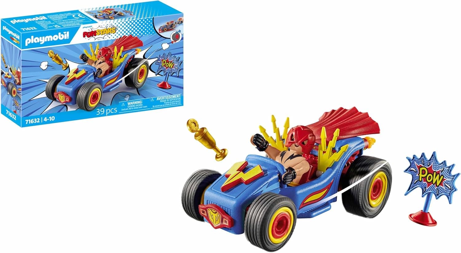 Save on Playmobil Funstars: Racing Wrestler Toy