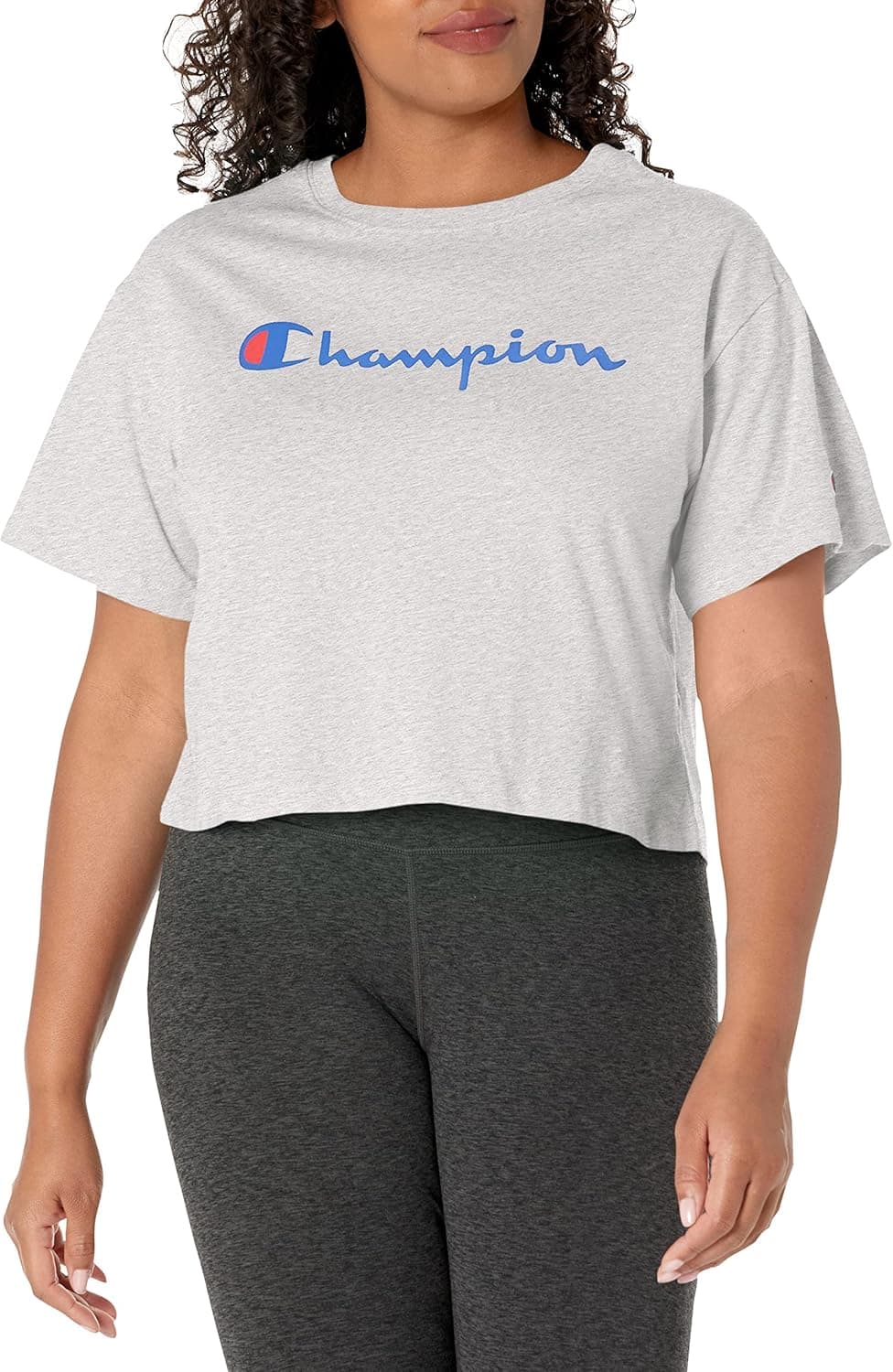 Save 56% on Champion Women's Cropped Logo Tee