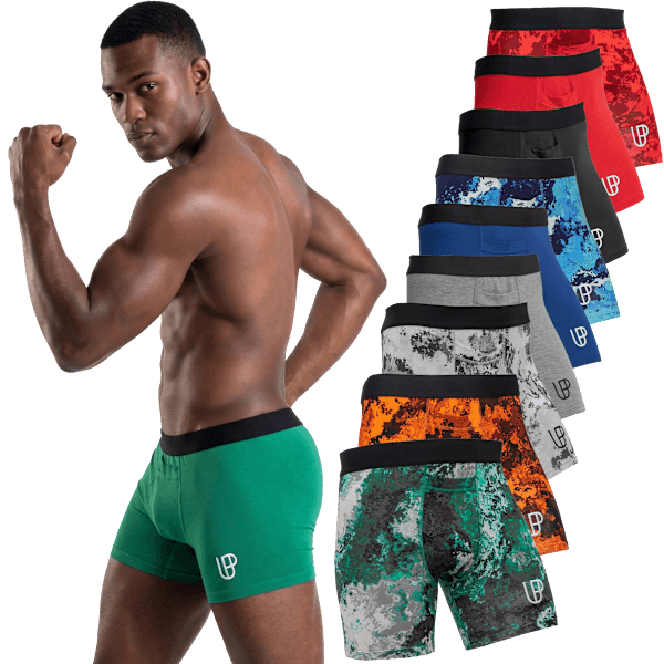 10-Pack Under Project Micro Modal Men's Boxer Briefs meh.com