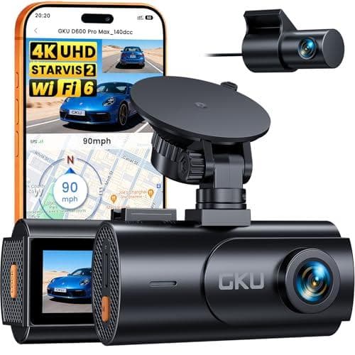 Capture Driving Footage in 4K with Dual Dash Cam