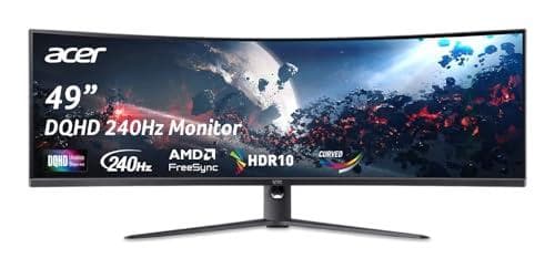 Acer Nitro 49" 5120 x 1440 240Hz Gaming Monitor Amazon