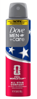 Dove Men+Care Dry Spray Antiperspirant - $8 Walmart Cash