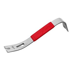 Sturdy 12" Milwaukee Pry Bar with Shock-Absorbing Grip