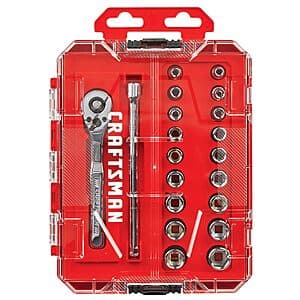 Craftsman 20-Piece 1/4" Drive Mechanics Tool Set - Just $20