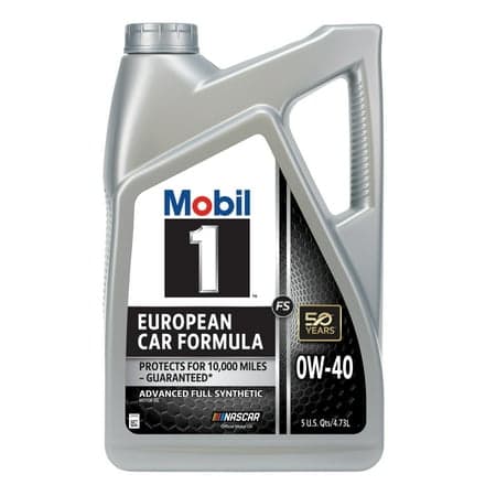 Mobil 1 FS European Car Formula Full Synthetic Motor Oil 0W-40, 5 Quart