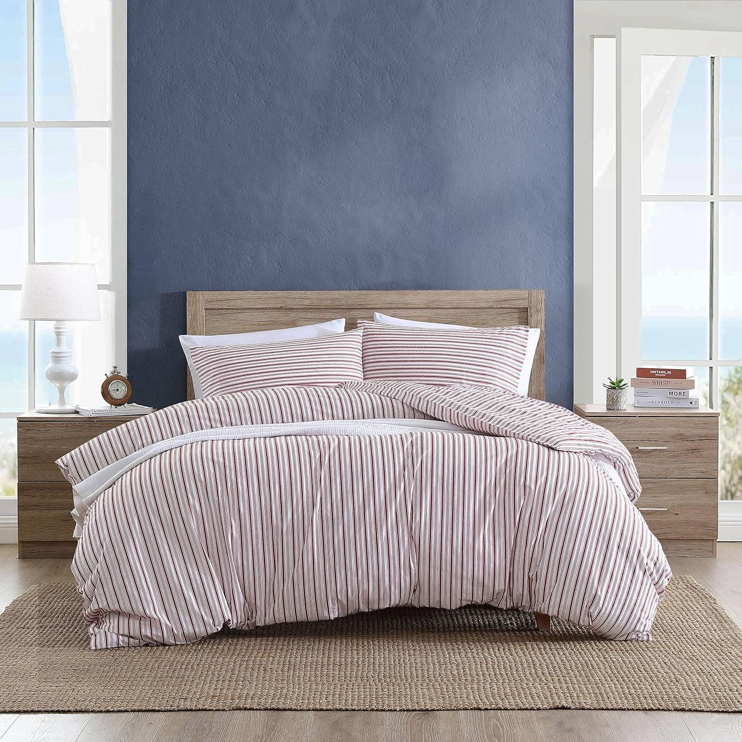 Cozy Reversible Bedding: Nautica Twin Duvet Cover
