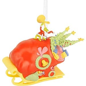 Hallmark Grinch on Sleigh Christmas Ornament for $5.70