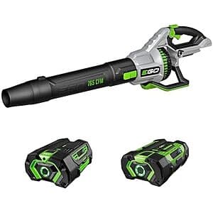 EGO Power+ 765 CFM Leaf Blower with Batteries and Charger - $330 + Free Shipping