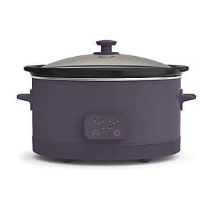 Save 40% on 6-Qt Bella Programmable Slow Cooker in Plum
