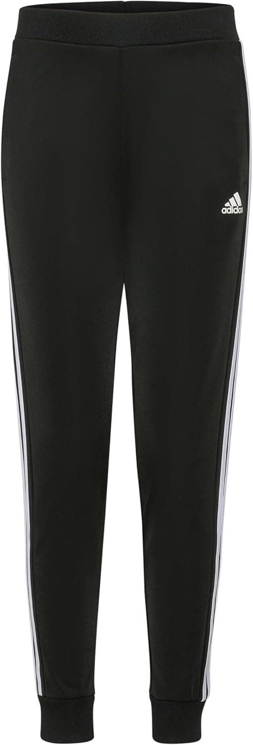 Stylish Adidas Girls Joggers: 50% Off Black Tricot Set