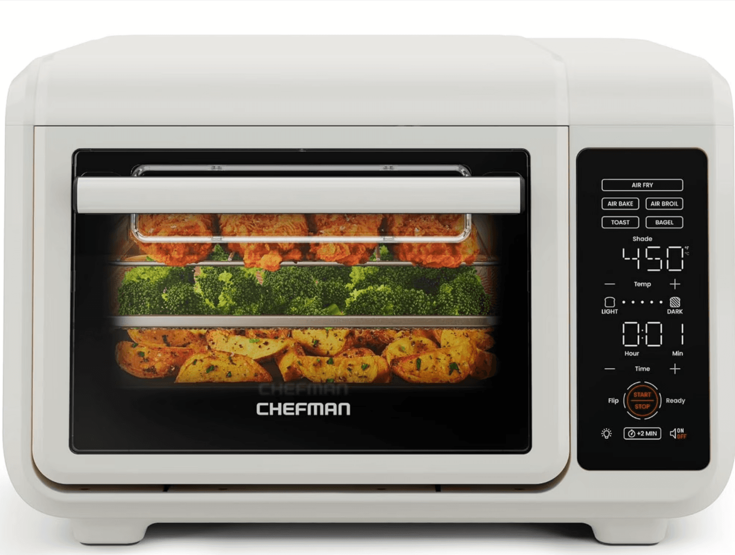 Chefman EasyAir: 15-Qt Toaster Oven Air Fryer Combo
