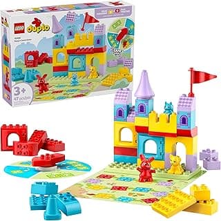 LEGO DUPLO Hopsy’s Castle Game Building Toy for Pretend Play - Learning & Education Play Set for Boys & Girls, Ages 3+ - Toddlers Learn Skills Through Play - Gift Idea for Family Game Night - 10450