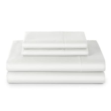 Better Homes & Gardens 3-Piece 400 Thread Count Arctic White Performance Bed Sheet Set, Twin