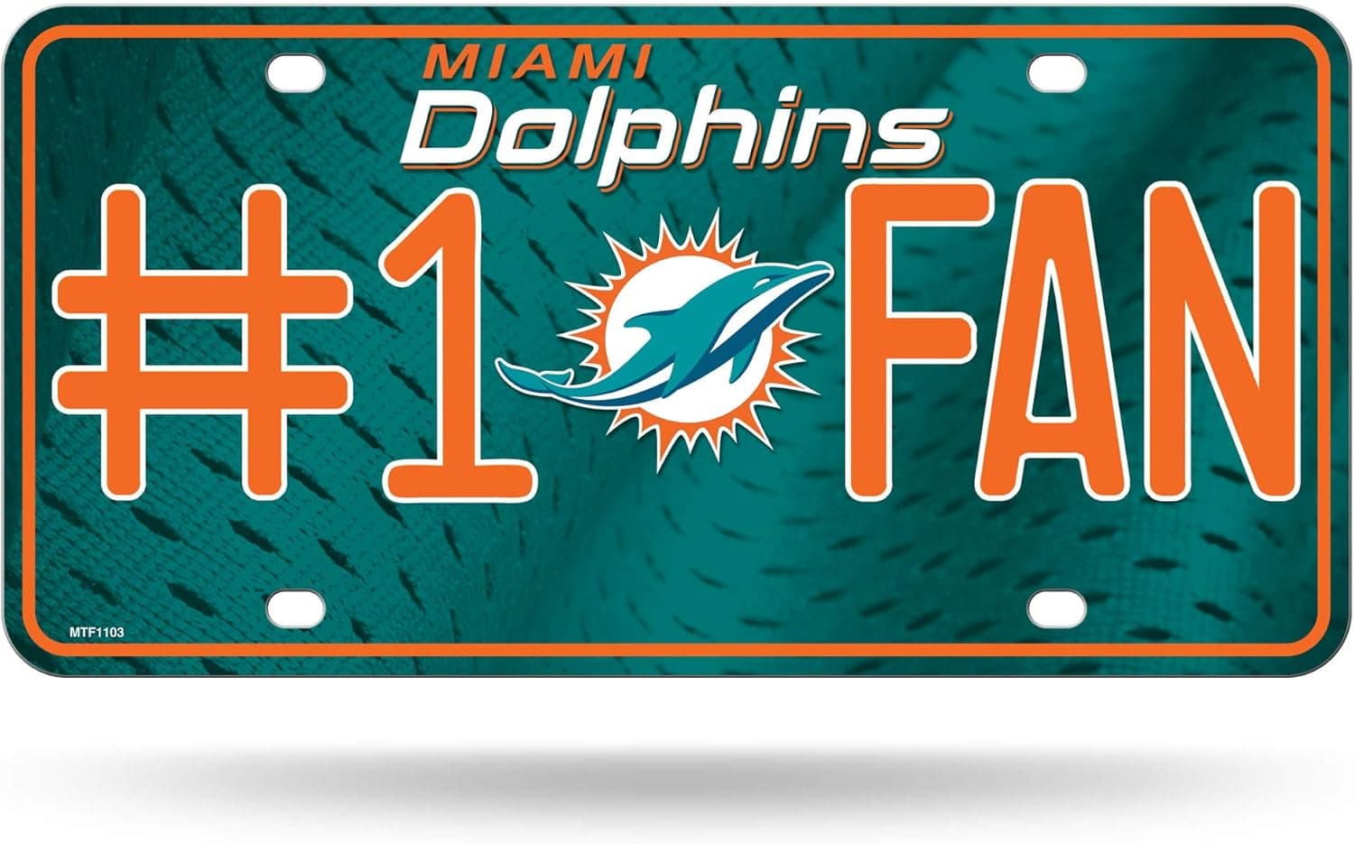 Cheer on Your Dolphins with Discounted NFL License Plate