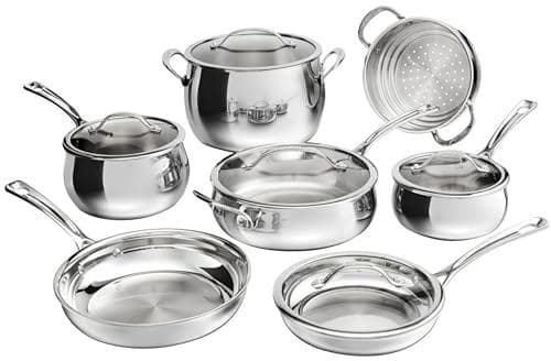 Elevate Your Culinary Skills with 27% Off Cuisinart's Stainless Steel Cookware Set