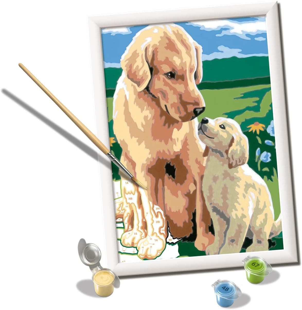 Ravensburger Motherly Love Paint by Numbers Kit for Kids
