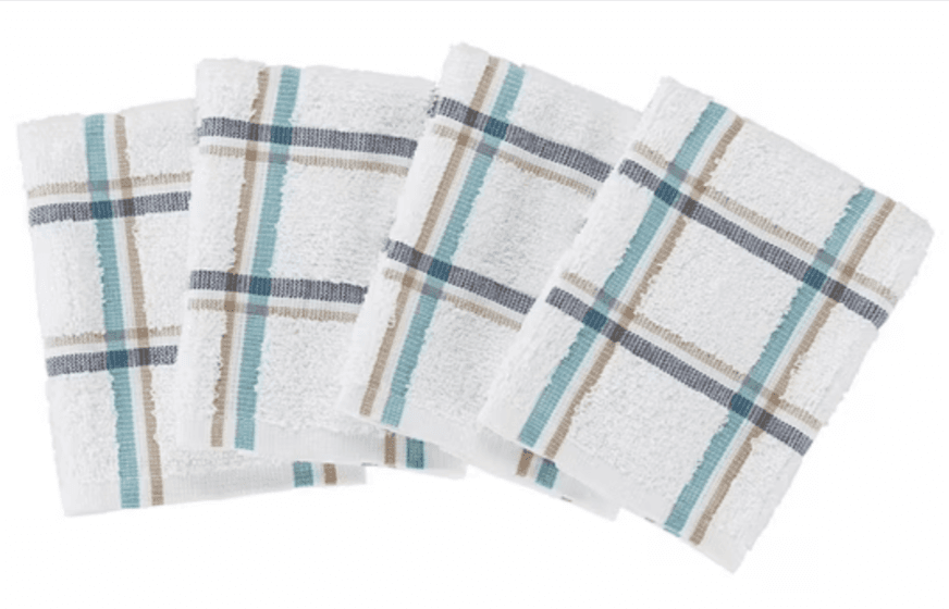 Mainstays 12" x 12" Woven Dish Cloth Set: 50% Off at Walmart