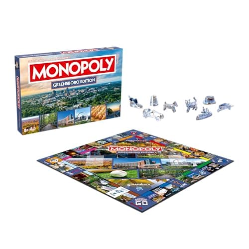 Monopoly: Greensboro Edition - Family Fun for All