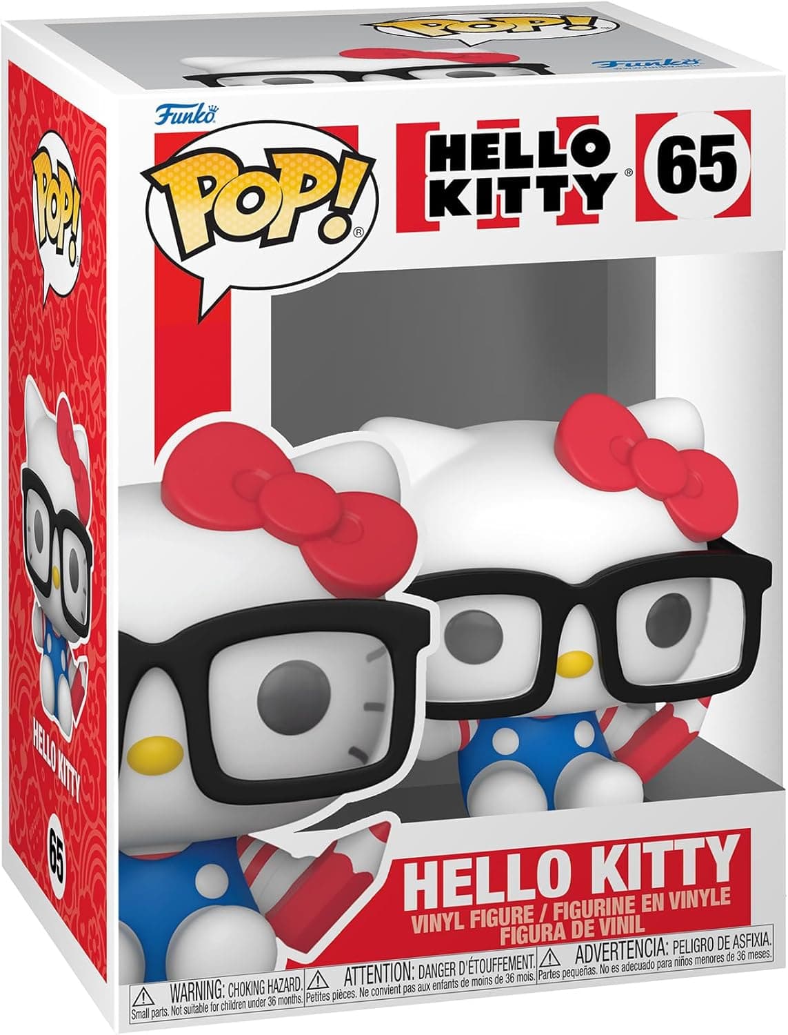 Funko POP! Hello Kitty Nerd Vinyl Figure - Collectible Display