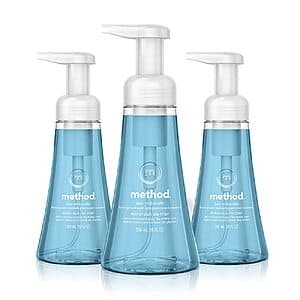 Discounted 3-Pack of Method Foaming Hand Soap (Sea Minerals)