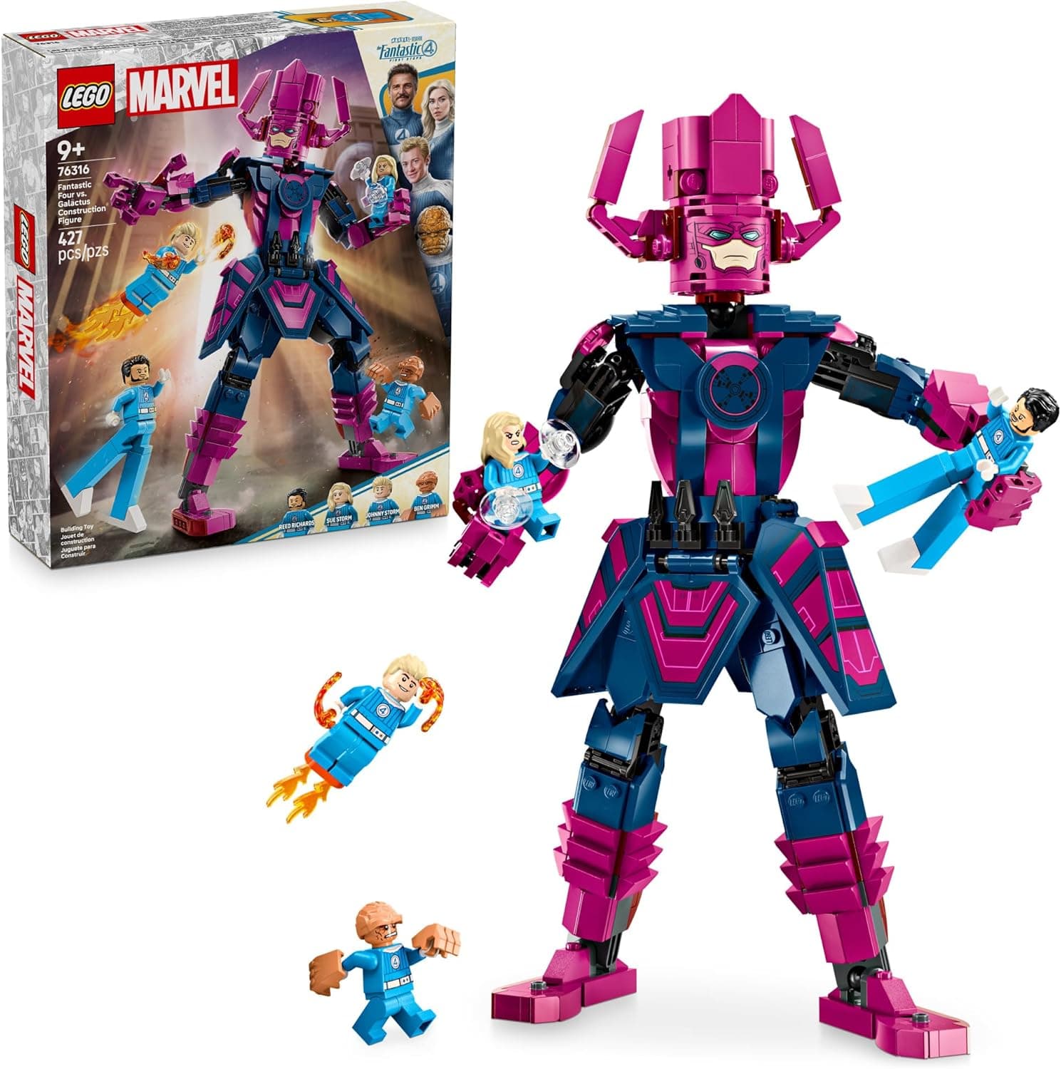 Assemble the Marvel Fantastic Four vs. Galactus LEGO Set
