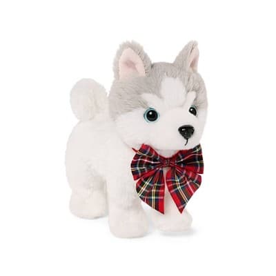 Our Generation Holiday Husky Igloo Limited-Edition 6" Posable Pet Puppy Dog Plushie Stuffed Animal
