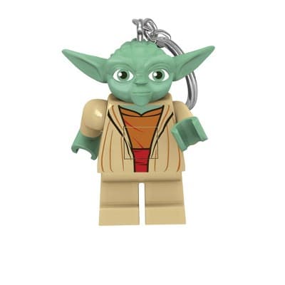LEGO Star Wars Keychain Light - Yoda: Mini Figure, Includes Batteries, ABS Material