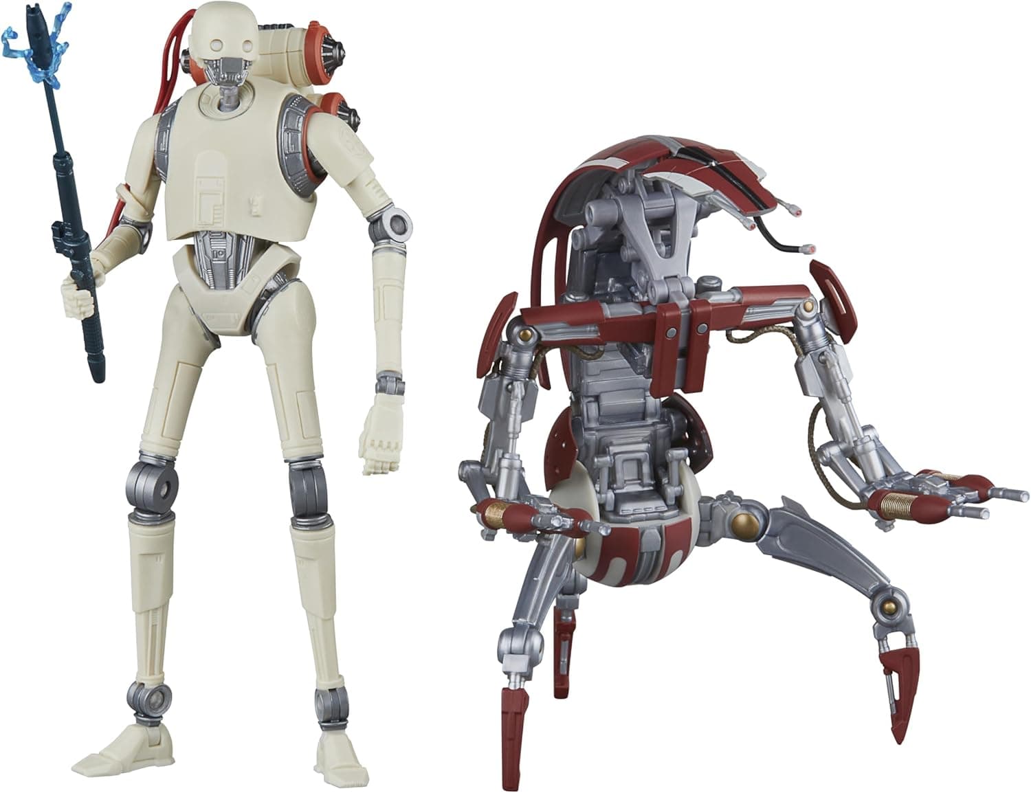 STAR WARS The Black Series KX Security Droid Enforcer & Droideka, Jedi: Survivor Gaming Greats Collectible 6 Inch Action Figure 2-Pack (Amazon Exclusive)