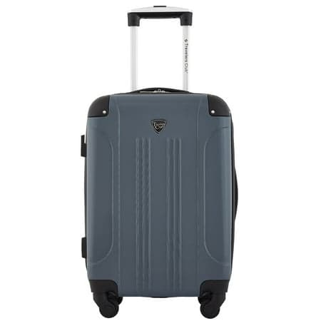 Travelers Club 20" Hard Side Expandable Rolling Spinner Carry-on, Dark Slate