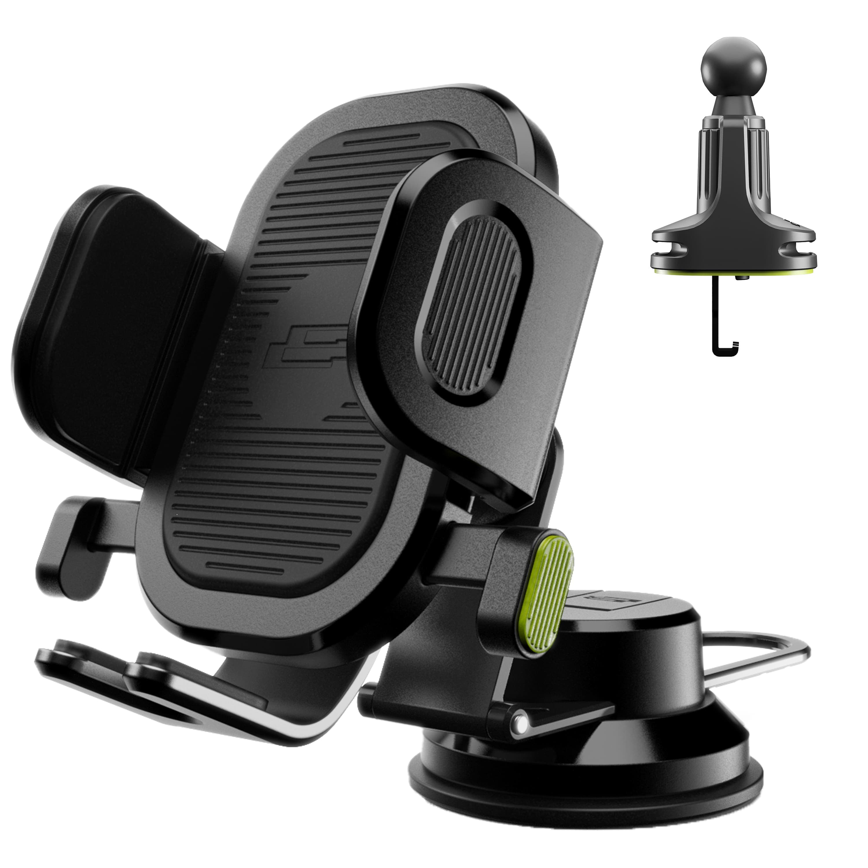Bracketron - OneClick Universal Dash, Display & Vent Mount - Black