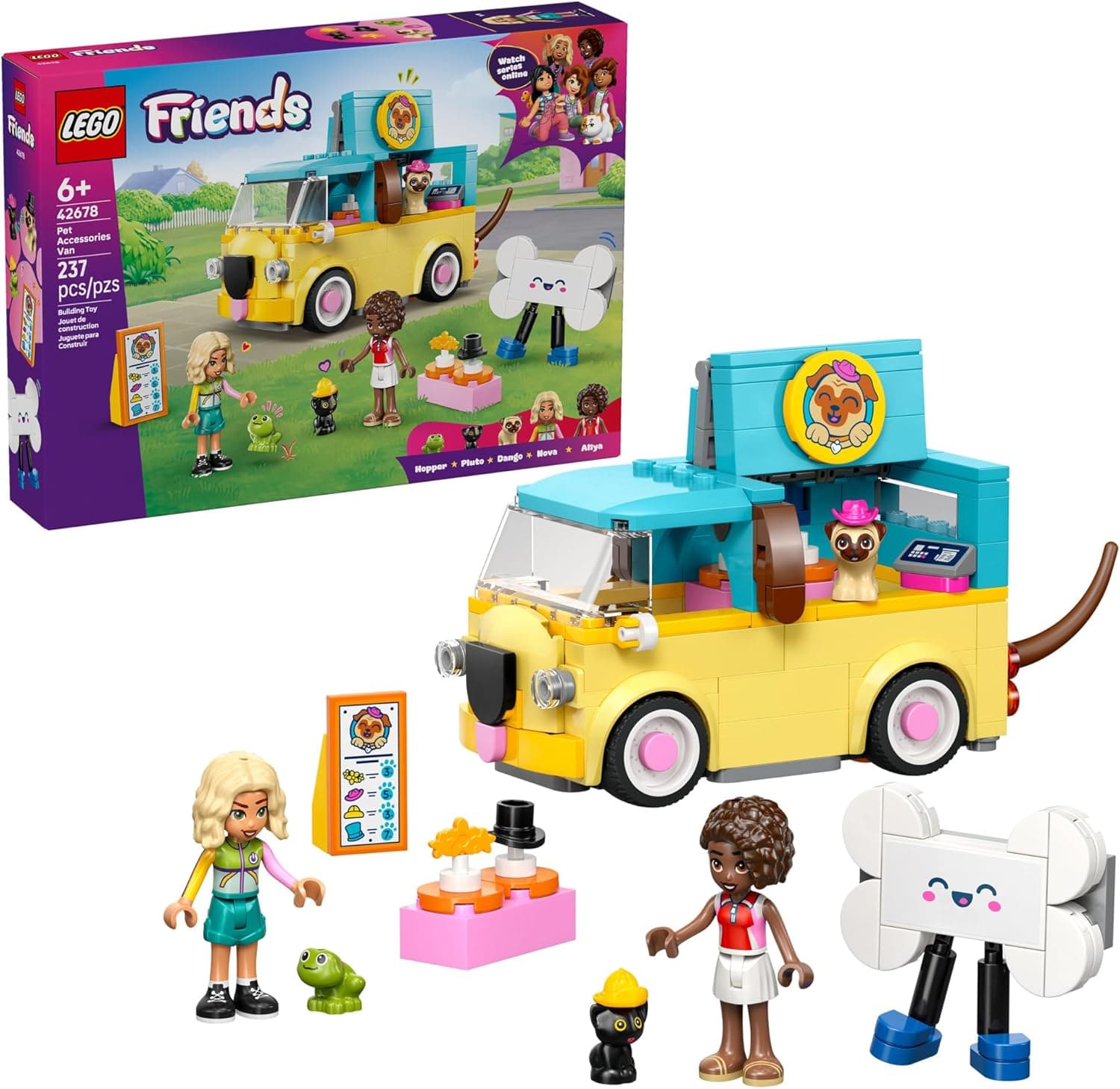 LEGO Friends Pet Accessories Van - Pretend Play for Kids 6+