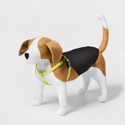 LED Rechargeable Dog Harness - L - Vibrant Green - Boots & Barkley™: Clip-In Clasp, 51-90 lb, All Ages