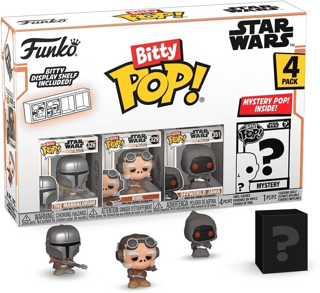 Funko Bitty POP! Mandalorian 4-Pack - Collectible Figures
