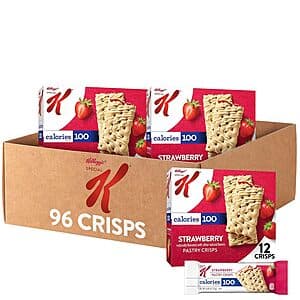 Tasty Snack: 96-Ct Kellogg's Special K Pastry Crisps (Strawberry) $12.85
