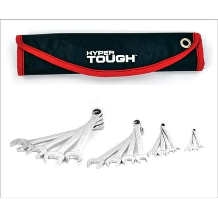 Hyper Tough 15-Piece SAE Combination Wrench Set