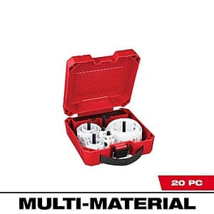 Tackle any DIY project with this 20-Pc Milwaukee Hole Saw Set