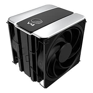 Cooler Master V4 Alpha 3DHP CPU Air Cooler w/ Dual 120mm 4-Pin PWM Fans $28.25