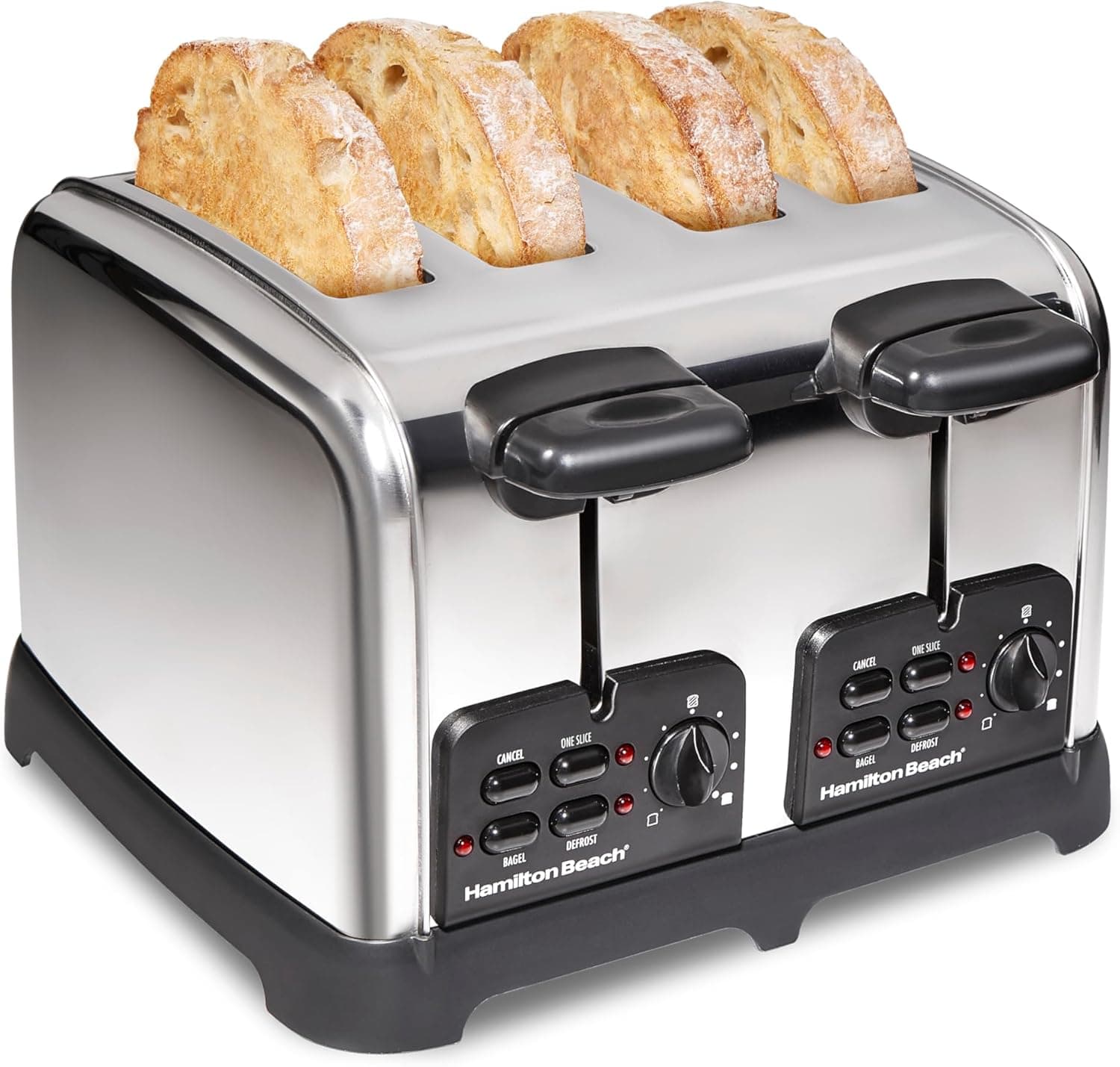 Retro 4-Slice Toaster with Specialized Settings