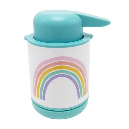 Your Zone Kids Rainbow Soap Pump with Non-Slip Bottom